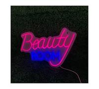 LEMST Sign Lamp Beauty Room Neon Sign Words Led Light Home Beauty Studio Interior Design, Nail Salon Layout, and Luxury-Style Beauty Space Atmosphere Decoration 50x29cm