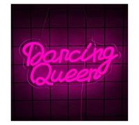 LEMST Sign Lamp Dancing Queen Neon Sign Light Dimmable for Dance Lovers Ballroom Dancing Party Bar Dance Room Club Wall Decor 36cmx18.5cm