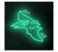 LEMST Sign Lamp Flying Dinosaur Neon Sign Pterodactyl LED Light Dimmable for Pet Shop Zoo Kids Bedroom Game Room Wall Decor 50cm(Style 3)