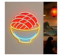 LEMST Sign Lamp Tekka-Don Neon Sign USB Dimmable Light for Japanese Restaurant Street Food Dining Room Sushi Bars Decor 45cm(Style 5)
