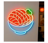 LEMST Sign Lamp Tekka-Don Neon Sign USB Dimmable Light for Japanese Restaurant Street Food Dining Room Sushi Bars Decor 45cm(Style 2)