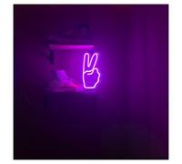 LEMST Sign Lamp USB Neon Lamp Yeah Sign Night Light Deask for Bedroom Kids Room Home Decor 13cmx25cm(B)