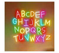 LEMST Signs Lamp Alphabet Neon Sign Dimmable