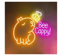 LEMST Signs Lamp Bee Cappy Neon Sign
