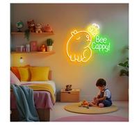 LEMST Signs Lamp Bee Cappy Neon Sign