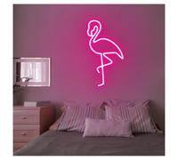 LEMST Signs Lamp Flamingo Neon Sign Dimmable