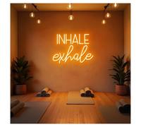 LEMST Signs Lamp Inhale Exhale Neon Sign