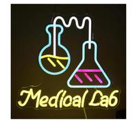 LEMST Signs Lamp Medical Lab Neon Sign Dimmable