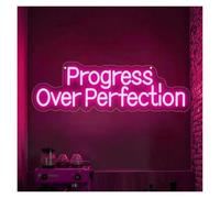 LEMST Signs Lamp Progress Over Perfection Neon Sign