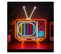 LEMST Signs Lamp Retro TV Television Neon Sign