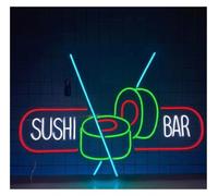 LEMST Signs Lamp Sushi Bar Neon Sign