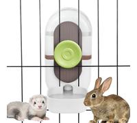 Lemtrflo 28oz Hanging Automatic Water Dispenser，Rabbit Water Bottle,Bunny Guinea Pig Ferret Water Bowl for Cage,Suitable for Small Animal Puppies(Cage Grid Spacing Over 1.2'')