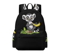 Lemur Bananas Backpack Travel Laptop Backpack Computer Bag Business Work Bag for Men Women