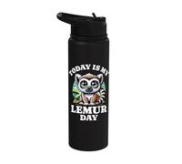 Lemur Day Madagascar Lemurs Stainless Steel Insulated Water Bottle
