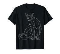 Lemur Lover Animal Motif T-Shirt