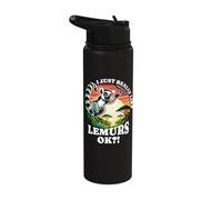 Lemur Lover Madagascar I Really Like Lemurs Stainless Steel Insulated Water Bottle