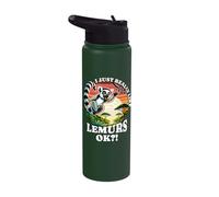 Lemur Lover Madagascar I Really Like Lemurs Stainless Steel Insulated Water Bottle