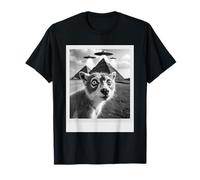 Lemur Selfie UFO Pyramids Alien T-Shirt