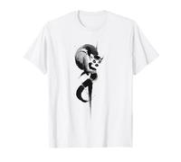 Lemur Sumi-e Art Calligraphy Brush Ink Minimalist Design T-Shirt