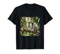 Lemur Wildlife Animal Jungle Forest Tree Branch Tropical T-Shirt