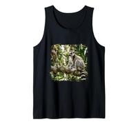 Lemur Wildlife Animal Jungle Forest Tree Branch Tropical Tank Top