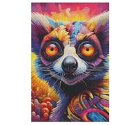 Lemur Wooden Jigsaw Puzzles, 1000 Piece Puzzle Board Game, Best Gift for Adults And Kids, Family Game, (78×53cm)