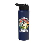 Lemurs Madagascar Lemur Stainless Steel Insulated Water Bottle