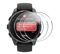 Lemxiee 2 Pack Tempered Glass for Garmin fenix 8 Pro 47mm Screen Protector Protection Film