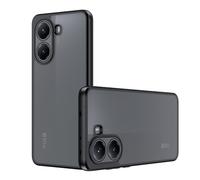 Lemxiee Cover for Xiaomi POCO X7 Pro Case by Anti-fingerprint Anti-drop Anti-slip Flexible Silicone + Hard Acrylic case for Xiaomi POCO X7 Pro Black