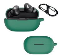 Lemxiee Flexible silicone case for Beats Solo Buds case,Protective cover for Beats Solo Buds (2024) -Green
