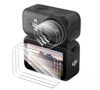 Lemxiee Tempered Glass for DJI Osmo Nano Accessories [3+3 Pack] Soft Flexible TPU Camera Lens Protector Film + HD Tempered Glass Screen Protector