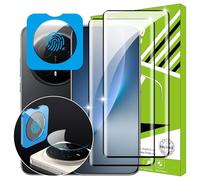 Lemxiee Tempered Glass for Honor Magic 8 Pro Screen Protector [2+1 Pack] Camera Lens Protector Film + HD Tempered Glass Screen Protector