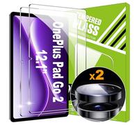 Lemxiee Tempered Glass for OnePlus Pad Go 2 Screen Protector [2+2 Pack] Camera Lens Protector Film