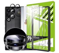 Lemxiee Tempered Glass for RedMagic 11 Air Screen Protector [2+1+1 Pack] Camera Lens Protector Film + Back Tempered Glass Protector