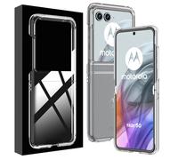 Lemxiee Transparent PC Case for Motorola RAZR 50, Ultra Thin and Light, Slim Fit, Compatible with Motorola RAZR 50