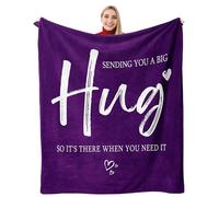 lemzcen Get Well Gifts for Women, Inspirational Gifts for Women, Healing Hug Blanket, Thinking of You Gifts, Sympathy/Breast Cancer Gifts/Feel Better Gifts for Women Men Throw Blanket 60"X50"