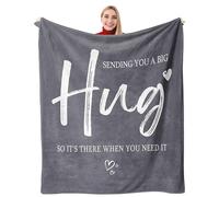 lemzcen Get Well Gifts for Women, Inspirational Gifts for Women/Men, Sympathy Gifts, Thinking of You Gifts/Breast Cancer Gifts/Feel Better Gifts for Women Men, Healing Hug Throw Blanket 60"X50"