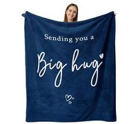 Lemzcen Get Well Gifts for Women/Men, Thinking of You Gifts for Men/Women, Inspirational Gifts for Women/Men, Sympathy Gifts for Loss of Loved One, Feel Better Gifts, Healing Hug Throw Blanket 60"X50"