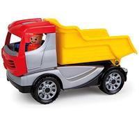 Lena 01620 Truckies, Stable Construction Vehicle Approx. 22 cm, Small Toy Dump Truck 2 Years, Robust, Suitable for Sandbox, Beach and Children's Room