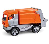 Lena 01623 - Truckies refuse truck, solid vehicle approx. 22 cm, small refuse truck toy for children from 2 years of age, sturdy toy for sandbox, beach and children's room