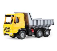Lena - 02031 Strong Large Dumper Truck Actros 3 - Solid Axle Load Capacity and Lockable Tipper ca. 63 cm