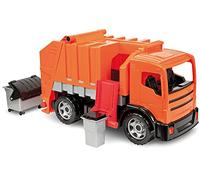 Lena 02166 - Strong Giant Garbage Truck, Orange Gray, about 72 cm
