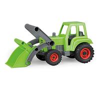 Lena 04213 EcoActives Front Loader, Commercial Approx. 35 cm, Tractor with Shovel, Natural Smell Due to Wood Content, Play Vehicle for Children from 2 Years, Green, Black 4006942792306