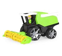 Lena 04516DF Truxx² Combine Harvester, Farm Approx. 37 cm, Mowing Grain Tube, Folding Mower and Fully Movable Figure, for Children from 2 Years, Toy Vehicle Green