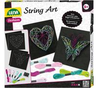 Lena 42650 Herz Craft String Art Butterfly and Heart, Complete Patterns, with 2