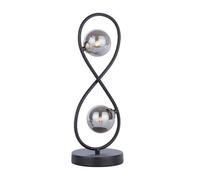 Lena Black 2 Light Table Lamp Pagazzi Black One Size