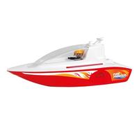 Lena BOAZZ Fire Boat 36 cm, Toy Boat Suitable for Indoor and Outdoor Use, for Children from 2 Years, Cabin to Open, Two Seats Plus Toy Figure
