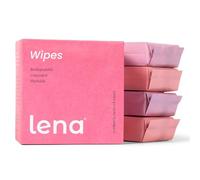 Lena Feminine Wipes - Flushable, Unscented & Ph Balanced - Period Travel Kit - Menstrual Cup Wipes & Menstrual Disc Cleaner - 32 Count