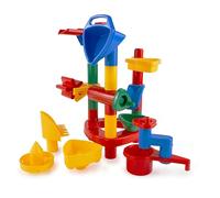 Lena Happy Sand 24-Piece Bath Toy and Water Toy for Children for Assembly, ABS Plastic, Sandpit Set in Folding Box, Bath Toy from 2 Years