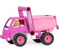 Lena Prinzessin von Hohenzollern Dump Truck, Construction Vehicle, Approx. 27 cm, Pink, For Girls Aged 2+